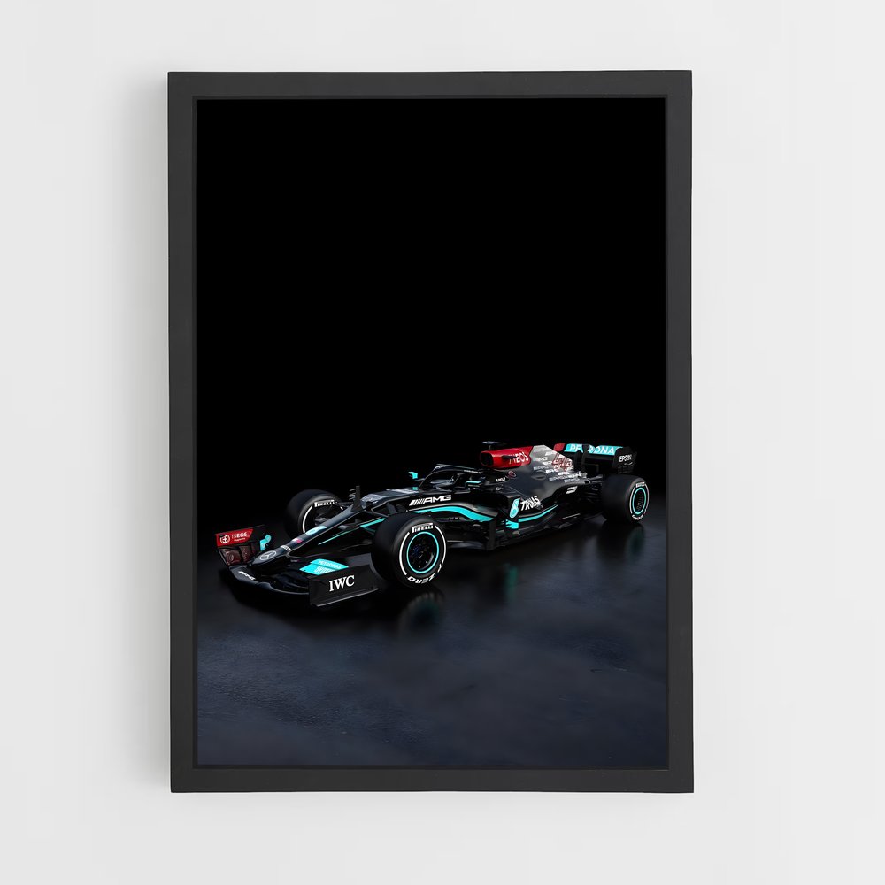 Poster Mercedes W12 Racing Dream – affiche Voitures de Formule 1 (vue 2)